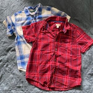 Bundle of Cat & Jack button down shirts